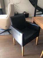 6 donkerbruine eetkamerstoelen toledo leer, Huis en Inrichting, Stoelen, Ophalen, Gebruikt, Bruin, Leer