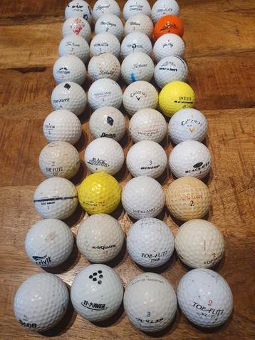 40 st. Golfballen. Oa.. Callaway pinnacle titleist dunlop  beschikbaar voor biedingen