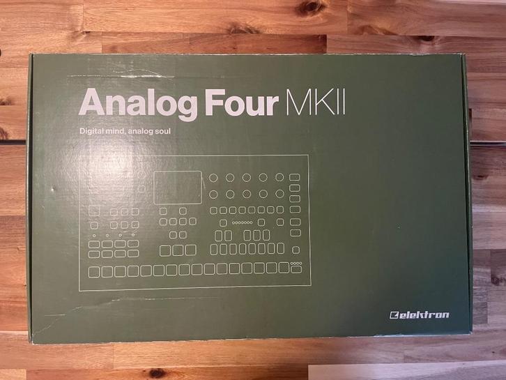 Elektron Analog Four MKII A4 (with deck saver), Muziek en Instrumenten, Synthesizers, Zo goed als nieuw, Overige aantallen, Overige merken