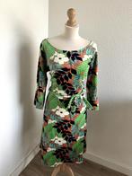 King Louie Maat XL kleurige velvet zoe jurk  2726, Maat 46/48 (XL) of groter, Ophalen of Verzenden, Zo goed als nieuw, Knielengte