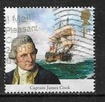 260-25 Engeland / Captain James Cook, Verzenden, Gestempeld