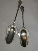 Antieke suikerschepjes Nederlands zilver 2e gehalte, Antiek en Kunst, Antiek | Bestek, Ophalen of Verzenden