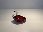 ZWAAN glazen schaaltje/ringenbakje/ sierschaaltje Murano?, Antiek en Kunst, Ophalen of Verzenden