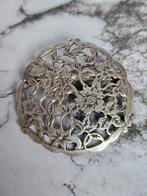 Zilveren broche, 4 tot 7 cm, Ophalen of Verzenden, Zo goed als nieuw, Zilver