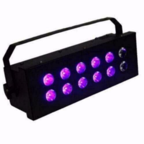 Dmx matrix Black Light UV Stroboscoop 12 x 3Watt, Muziek en Instrumenten, Licht en Laser, Nieuw, Licht, Ophalen of Verzenden