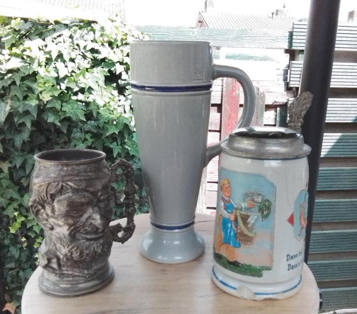 Tankards in een koop of apart., Antiek en Kunst, Antiek | Keramiek en Aardewerk, Ophalen of Verzenden
