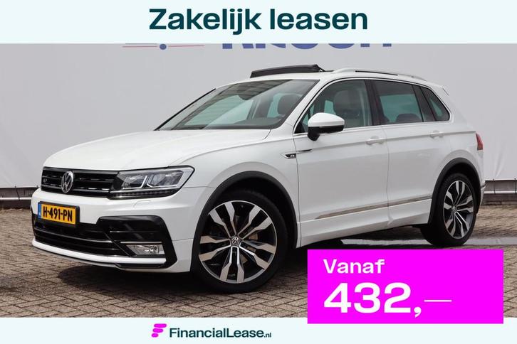 Volkswagen Tiguan 2.0 TSI 4Motion Highline|Pano|Trekhaak|R-l, Auto's, Volkswagen, Bedrijf, Lease, Financial lease, Tiguan, 360° camera