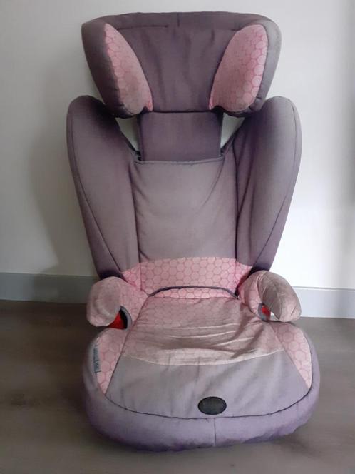 Autostoel Romer Trendline roze, Kinderen en Baby's, Autostoeltjes, Gebruikt, Romer, 15 t/m 36 kg, Autogordel, Afneembare rugleuning