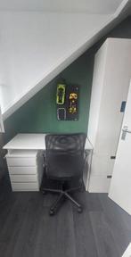 Bureau incl bureaustoel, Ophalen, Gebruikt, Bureau