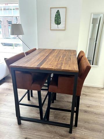 Hoge eetkamertafel - Loods 5 Bartafel Julia "Naturel" beschikbaar voor biedingen