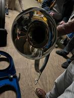 Jachthoorn Schekelaars met koffer en montstuk, Muziek en Instrumenten, Ophalen of Verzenden, Gebruikt, Overige typen, Met koffer of draagtas