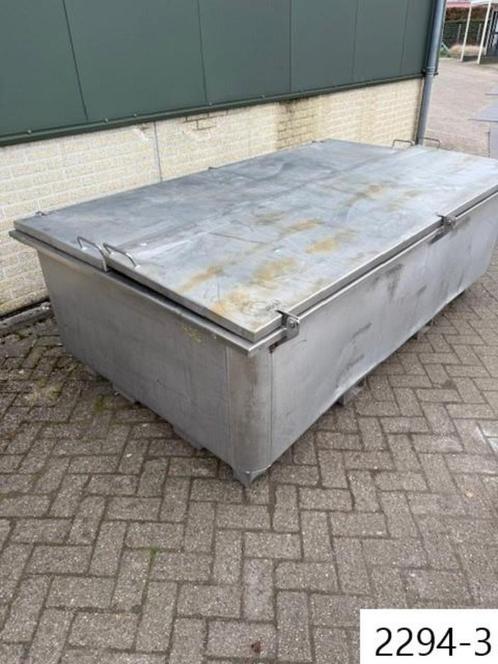 0125. Diverse RVS bakken / bak / kar / krat, Doe-het-zelf en Verbouw, Kratten en Dozen, Gebruikt, 100 cm of meer, 50 cm of meer