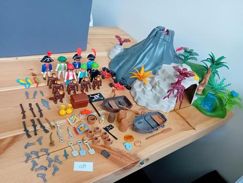 Playmobil piraten met eiland, Kinderen en Baby's, Speelgoed | Playmobil, Gebruikt, Ophalen of Verzenden