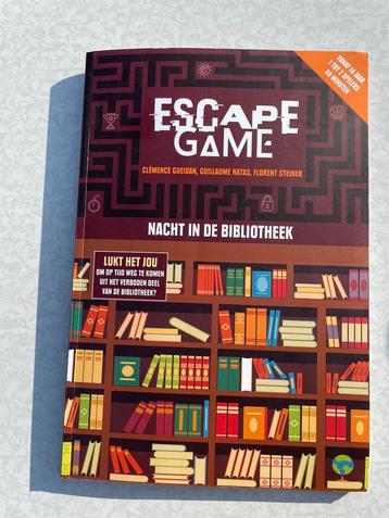 Boek escape game nacht in de bibliotheek 
