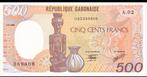 Gabon, 500 Francs, 1985, UNC, Postzegels en Munten, Bankbiljetten | Afrika, Los biljet, Overige landen, Verzenden