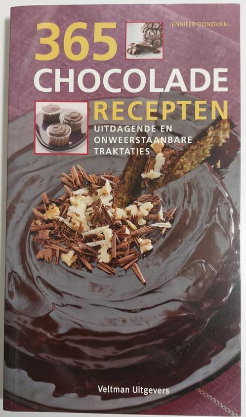 365 Chocolade Recepten 🍫 Jennifer Donovan 🍩, Boeken, Kookboeken, Nieuw, Taart, Gebak en Desserts, Ophalen of Verzenden