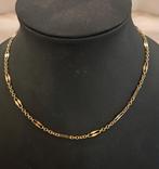 14 karaats gouden dames fantasie Italiaans design ketting, Verstelbaar, Ophalen of Verzenden, Zo goed als nieuw, Goud