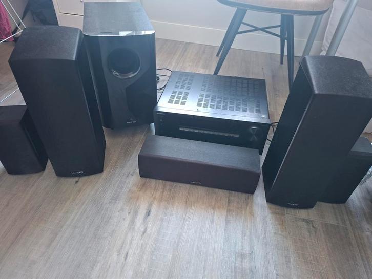 Reparatie Onkyo surroundset 7.1 tx nr 657, Audio, Tv en Foto, Home Cinema-sets, Gebruikt, Overige spelers, 7.1-systeem, 70 watt of meer
