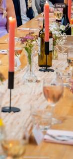 Beige tafelloper 6x, Ophalen, Gebruikt, Rechthoek