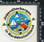 Sticker: Jugendherbergen in Norddeutschland, Ophalen of Verzenden, Zo goed als nieuw, Bedrijf of Vereniging