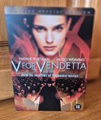 V for Vendetta (2005) 2 disc special edition in steelcase, Vanaf 16 jaar, Ophalen of Verzenden, Zo goed als nieuw, Actiethriller