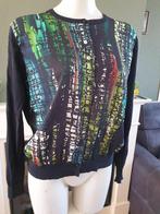 COS mooie zwart groene print vest vestje M 38 40 Gratis Verz, Maat 38/40 (M), COS, Verzenden, Zwart