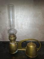 Antieke duitse Petroleumlamp / Studielamp begin 1900, Antiek en Kunst, Antiek | Lampen, Ophalen of Verzenden