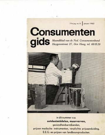 Consumentengids 1963 tot en met 1968,76 stuks! beschikbaar voor biedingen