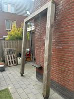 Stevige houten balken (schommel), Doe-het-zelf en Verbouw, Hout en Planken, Minder dan 25 mm, Zo goed als nieuw, 300 cm of meer