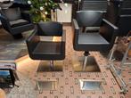 kapperstoelen Kiela, Huis en Inrichting, Stoelen, Ophalen, Zwart, Zo goed als nieuw, Eén