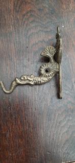 geel koper messing vintage Haak plantenhanger, Ophalen of Verzenden