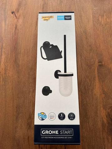 Grohe Start accessoires set 3-1 | Mat zwart | Nieuw in doos beschikbaar voor biedingen