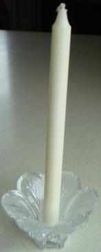 kristallen Cristal d'Arques bloem kaarsenhouder € 4,50, Huis en Inrichting, Woonaccessoires | Kandelaars en Kaarsen, Ophalen of Verzenden