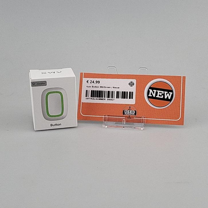 Ajax Button Wit/Groen | Nieuw, Huis en Inrichting, Deurbellen, Nieuw