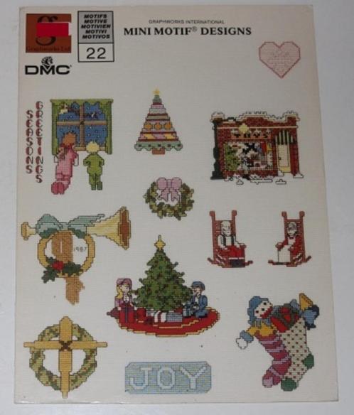 borduurpatroon DMC kerstmotieven - 118885/6, Boeken, Hobby en Vrije tijd, Gelezen, Borduren en Naaien, Ophalen of Verzenden