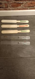 Heineken bierspatels 5 x, Ophalen of Verzenden, Gebruikt, Overige typen, Heineken
