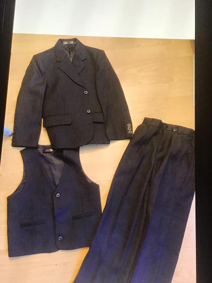 Donkerblauw gestreept kinderkostuum, Kinderen en Baby's, Kinderkleding | Overige, Nieuw, Jongen, Ophalen of Verzenden