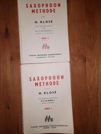 Lesboeken Saxophoon (saxofoon) Methode 1+ 2 - Klosé (ned.), Muziek en Instrumenten, Bladmuziek, Gebruikt, Ophalen of Verzenden