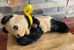 Antieke liggende pandabeer van Steiff, Ophalen of Verzenden