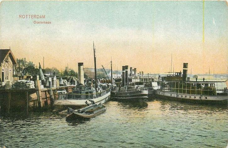 701382055 Rotterdam Oosterkade, Verzamelen, Ansichtkaarten | Nederland, Zuid-Holland, Voor 1920, Verzenden