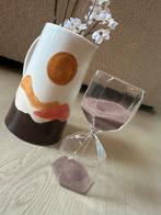 Decoratie zandloper oudroze, Ophalen of Verzenden, Zo goed als nieuw