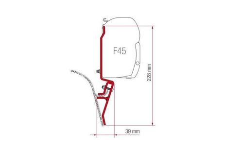 Fiamma Kit VW T3 na 1980 vóór 1991, Auto diversen, Auto-accessoires, Zo goed als nieuw, Ophalen