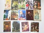 80 Kaarten met een kunstafbeelding  1, Overige thema's, Ongelopen, Verzenden, 1980 tot heden