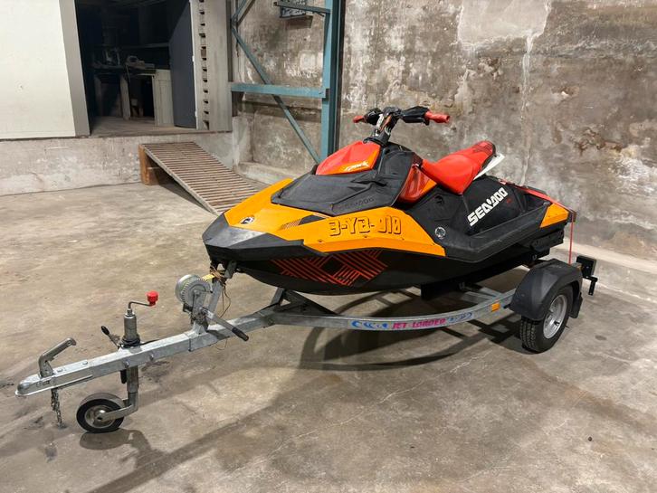 Seadoo spark trixx 2019 met trailer, Watersport en Boten, Jetski's en Waterscooters, Gebruikt, 70 tot 120 pk, Benzine, Ophalen