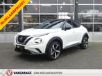 Nissan Juke DCT Tekna (full options) *10 JAAR GARANTIE!, Stof, Met garantie (alle), Wit, Traction-control