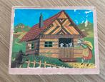 Retro antieke blokkenpuzzel met voorbeeldkaarten, Antiek en Kunst, Antiek | Speelgoed, Ophalen