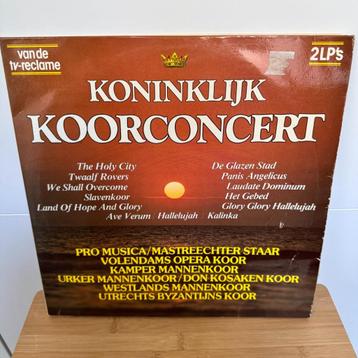 LP Koninklijk Koorconcert – dubbel LP beschikbaar voor biedingen