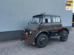 Mercedes-Benz Unimog 406 Doka Vliegtuigsleper Nieuwstaat!, Auto's, Automaat, Stof, Gebruikt, Zwart