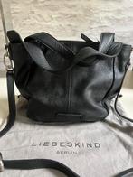 Liebeskind. Tas leer Zgan. zwart, Ophalen of Verzenden, Zo goed als nieuw, Zwart, Schoudertasje