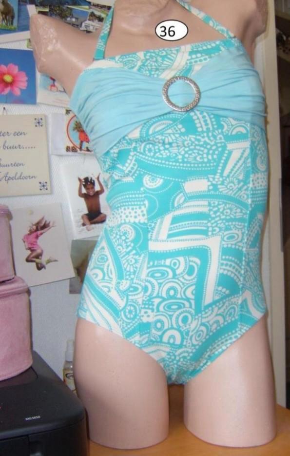 Opruiming prothese badpak, Kleding | Dames, Badmode en Zwemkleding, Nieuw, Badpak, Blauw, Ophalen of Verzenden